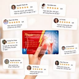 Miếng Dán Nóng Thảo Mộc PowerHerb Giữ Ấm Giảm Nhức Mỏi Cơ Xương Khớp Vùng Lưng Vai Gáy - 1 Hộp 20 Miếng 7
