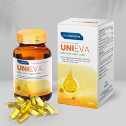 TPBVSK UniEva bổ sung 1000mg Tinh dầu hoa anh thảo hỗ trợ giảm các biểu hiện của thời kỳ tiền mãn kinh lọ 60 viên 3