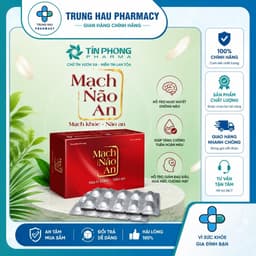 Viên uống bổ não MẠCH NÃO AN, hỗ trợ bổ huyết, hoạt huyết; giảm đau đầu, hoa mắt, chóng mặt, mất ngủ, tê bì chân tay 1