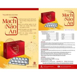 Viên uống bổ não MẠCH NÃO AN, hỗ trợ bổ huyết, hoạt huyết; giảm đau đầu, hoa mắt, chóng mặt, mất ngủ, tê bì chân tay 4