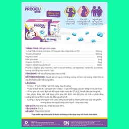 PREGEU CALCI 30 gói – Calci Từ Sữa Bổ Sung Canxi, Phát Triển Chiều Cao Tối Ưu, Xương Răng Chắc Khỏe Cho Cả Gia Đình 4