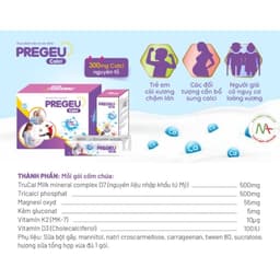 PREGEU CALCI 30 gói – Calci Từ Sữa Bổ Sung Canxi, Phát Triển Chiều Cao Tối Ưu, Xương Răng Chắc Khỏe Cho Cả Gia Đình 6