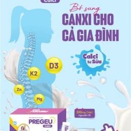 PREGEU CALCI 30 gói – Calci Từ Sữa Bổ Sung Canxi, Phát Triển Chiều Cao Tối Ưu, Xương Răng Chắc Khỏe Cho Cả Gia Đình 5