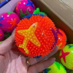 Bóng Gai Mềm Phát Sáng 10cm Cho Bé - Phát Sáng Vui Nhộn Hộp 12 quả 5