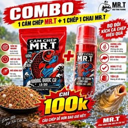 [Combo chỉ 100k] Combo Cám và Hương Liệu MR.T chuyên câu Chép Giòn, Chép Cũ, Chép Mới 1