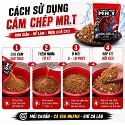 [Combo chỉ 100k] Combo Cám và Hương Liệu MR.T chuyên câu Chép Giòn, Chép Cũ, Chép Mới 4