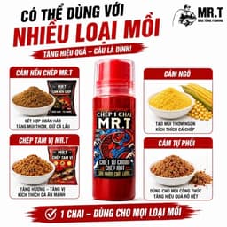 [Combo chỉ 100k] Combo Cám và Hương Liệu MR.T chuyên câu Chép Giòn, Chép Cũ, Chép Mới 7