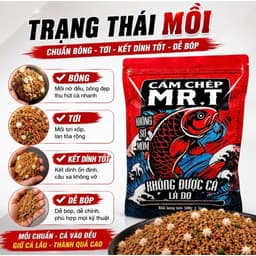 [Combo chỉ 100k] Combo Cám và Hương Liệu MR.T chuyên câu Chép Giòn, Chép Cũ, Chép Mới 5