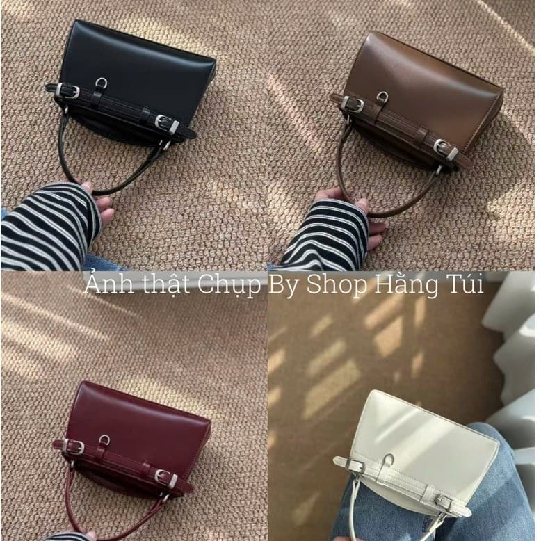 Túi Cầm Tay Dây Ngang Nịt Thanh Lịch sang trọng Size 24cm K0715