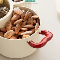 Giỏ thoát nước 5 ngăn mới 360° Khay đựng trái cây và đồ ăn nhẹ đa năng có thể xoay được cho nhà bếp 8