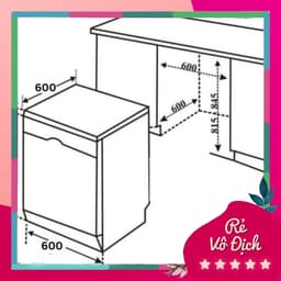 chính hãng Máy Rửa Bát Bosch SMS6ZCI00P Serie 6 Dung Tích 14 Bộ, Sấy Zeolith, Home Connect 6