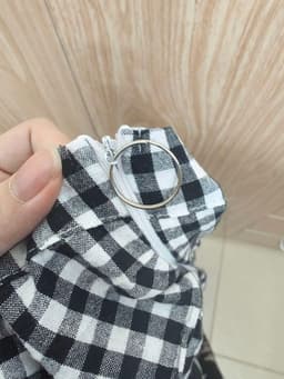 [2hand] Váy đầm caro quây size S 2 lớp cúp ngực lưng chun hàng thanh lý 4