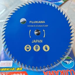 Lưỡi Cắt Cỏ/Lúa Tròn 15/30/40/60 Răng FUJIKAWA 305mm x 25.4mm - Dao Phát Cỏ Công Nghệ Nhật Bản Siêu Sắc, Chống Đá Văng 7