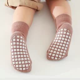 Set 5 Đôi Tất Trẻ Em Cây Thông Cotton Chống Trơn Trượt Cho Bé Trai, Bé Gái Đi Cực Xinh SS32 { T203 } 3