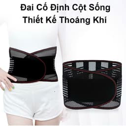 Đai Nịt Bụng 2 lớp giảm eo, Đai lưng cột sống cải thiện thoái hóa,giảm đau lưng QM-STORE 1