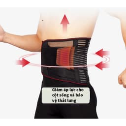 Đai Nịt Bụng 2 lớp giảm eo, Đai lưng cột sống cải thiện thoái hóa,giảm đau lưng QM-STORE 5