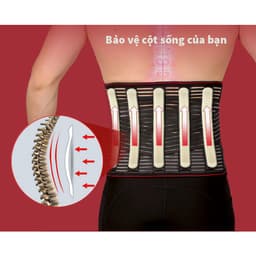 Đai Nịt Bụng 2 lớp giảm eo, Đai lưng cột sống cải thiện thoái hóa,giảm đau lưng QM-STORE 8