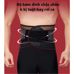 Đai Nịt Bụng 2 lớp giảm eo, Đai lưng cột sống cải thiện thoái hóa,giảm đau lưng QM-STORE 9