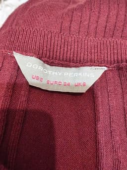 [2hand] Váy len mongtoghi body dài tím mận freesize 3