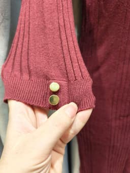 [2hand] Váy len mongtoghi body dài tím mận freesize 2