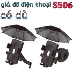 Giá Đỡ Điện Thoại Gắn Xe Máy Kèm Ô Dù Kẹp Điện Thoại Gắn Chân Gương Chống Rung Lắc Đa Năng tk1511 7