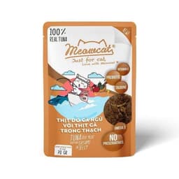 (THÙNG 48 GÓI) Pate Meowcat, MR VET dành cho mèo Thùng 48 gói (Sản Xuất Tại Việt Nam) - Dạng thạch SIÊU Tiết Kiệm 3