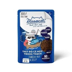 (THÙNG 48 GÓI) Pate Meowcat, MR VET dành cho mèo Thùng 48 gói (Sản Xuất Tại Việt Nam) - Dạng thạch SIÊU Tiết Kiệm 4