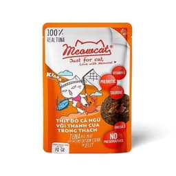 (THÙNG 48 GÓI) Pate Meowcat, MR VET dành cho mèo Thùng 48 gói (Sản Xuất Tại Việt Nam) - Dạng thạch SIÊU Tiết Kiệm 6