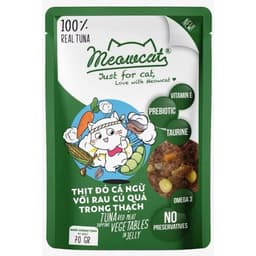 (THÙNG 48 GÓI) Pate Meowcat, MR VET dành cho mèo Thùng 48 gói (Sản Xuất Tại Việt Nam) - Dạng thạch SIÊU Tiết Kiệm 8