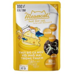 (THÙNG 48 GÓI) Pate Meowcat, MR VET dành cho mèo Thùng 48 gói (Sản Xuất Tại Việt Nam) - Dạng thạch SIÊU Tiết Kiệm 9