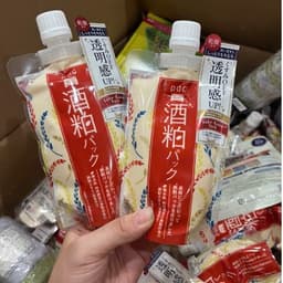 Mặt Nạ Ủ PDC Sake Trà Xanh Dưỡng Trắng Da, Giảm Mụn Đầu Đen Và Thu Nhỏ Lỗ Chân Lông PDC 170g Nhật Bản 3