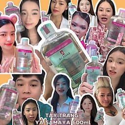Nước Tẩy Trang 3in1 Làm Sạch Da YA SAMAYA Micellar Water (600ml) 4