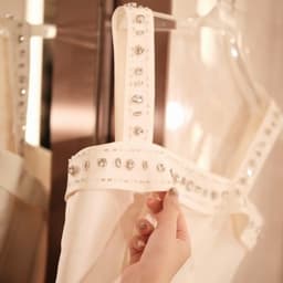 Đầm tiệc dây bảng kết đá tà xéo phối voan li dáng dài sang trọng thanh lịch nhẹ nhàng 7