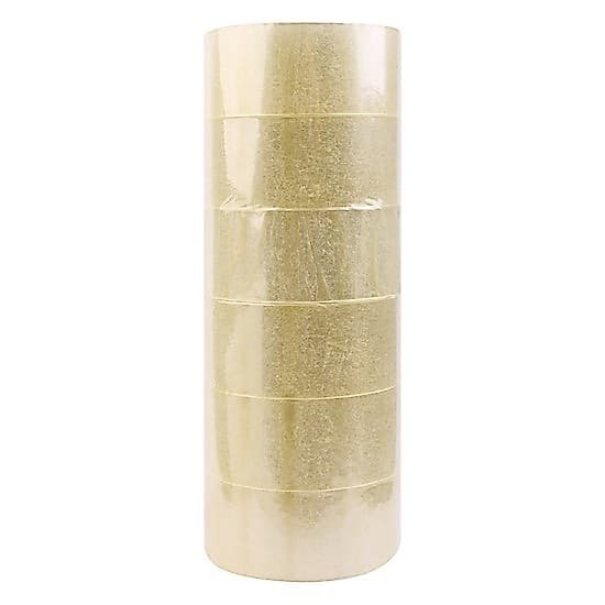 [6 Cuộn/ 1Kg]  Băng Dính Văn Phòng Đóng Hàng Trong Suốt [1 Cuộn 167Gr], Lõi Mỏng. [TTS21]