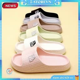 Dép Đi Trong Nhà HOME, Dép Mang Văn Phòng Đế Mềm Chống Trơn Trượt Chống Bụi Bẩn (NeW) - Z.StoreVN 1
