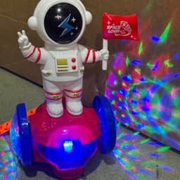 Đồ chơi lồng đèn Trung thu Robot phi hành gia, Người nhện di chuyển có nhạc đèn 4