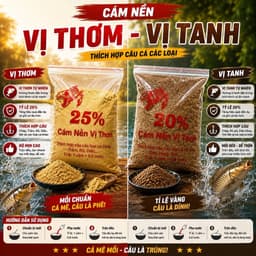[HÀNG MỚI] Cám cá, cám câu cá ngũ cốc HUYẾT NGƯ vị thơm và tanh 1