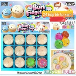 Si Khay 40 hộp 24 hộp bánh bao đồ chơi mochi cho bé 7