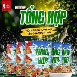 [Mua 5 tặng 1] Mồi Câu Kim Long - Câu Dịch Vụ, Tự Nhiên - Câu Chép, Trôi, Rô, Diếc … 5