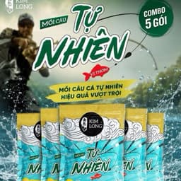 [Mua 5 tặng 1] Mồi Câu Kim Long - Câu Dịch Vụ, Tự Nhiên - Câu Chép, Trôi, Rô, Diếc … 6