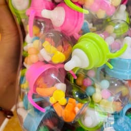 Lọ 60 hũ kẹo hình bình ti mix vị siêu ngon cho bé, bình ti nhiều loại kẹo siêu hot cho bé 4