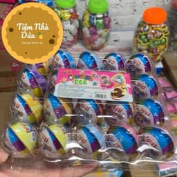 Sỉ ( Vỉ x 20c ) Socola Hình Quả Trứng Ngộ Nghĩnh Siêu Ngon Snack Food Ăn Vặt Thức Ăn 2