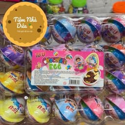 Sỉ ( Vỉ x 20c ) Socola Hình Quả Trứng Ngộ Nghĩnh Siêu Ngon Snack Food Ăn Vặt Thức Ăn 1