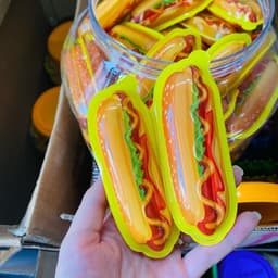 Sỉ ( Hộp x 100c ) Kẹo Dẻo Hình Hot Dog Hộp Siêu To Khổng Lồ Thơm Ngon Hấp Dẫn, Ăn Vặt Cổng Trường Candy Chua Snack Food 5