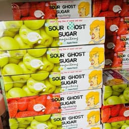 Sỉ hộp 30 gói kẹo siêu chua cô gái, kẹo siêu chua vị hoa quả cô gái tóc vàng sỉ đồ ăn 2