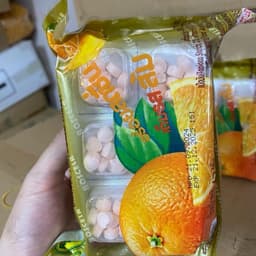 Vỉ 24 hộp kẹo C cam ngậm tuổi thơ, kẹo C cam tuổi thơ cổng trường viên ngậm Snack Thức Ăn Ăn Vặt Food Candy Chua 1