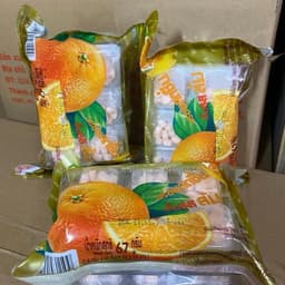 Vỉ 24 hộp kẹo C cam ngậm tuổi thơ, kẹo C cam tuổi thơ cổng trường viên ngậm Snack Thức Ăn Ăn Vặt Food Candy Chua 3