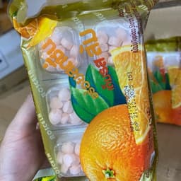Vỉ 24 hộp kẹo C cam ngậm tuổi thơ, kẹo C cam tuổi thơ cổng trường viên ngậm Snack Thức Ăn Ăn Vặt Food Candy Chua 2
