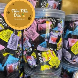 Sỉ ( Lọ hơn 100c ) Kẹo Siêu Chua SOUR, Ăn Vặt Cổng Trường Candy Snack 4