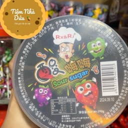 Sỉ ( Lọ hơn 100c ) Kẹo Siêu Chua SOUR, Ăn Vặt Cổng Trường Candy Snack 2